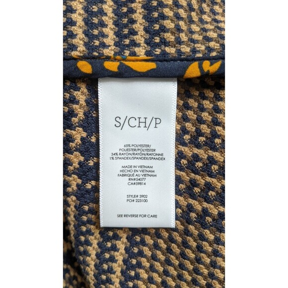 Cabi # 3902 Flounce Plaid Longline Full-Zip Jacket Fall 2020 Size Small - Picture 14 of 15